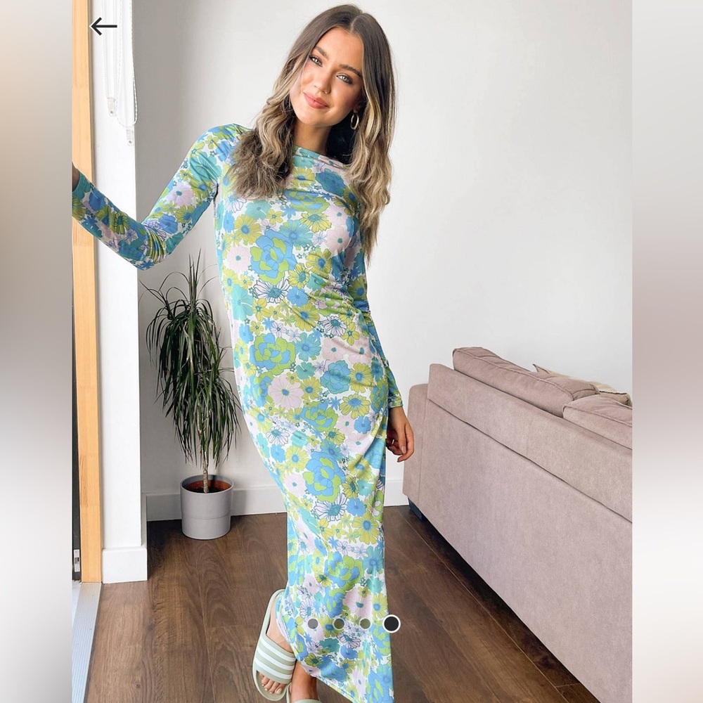 ASOS DESIGN slinky maxi
